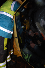 Oefening VKO Verkeersongeval Eenzijdig Vaart Buitenpost